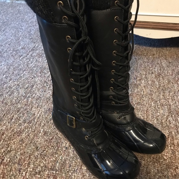 Women tall duck boots - Picture 1 of 5